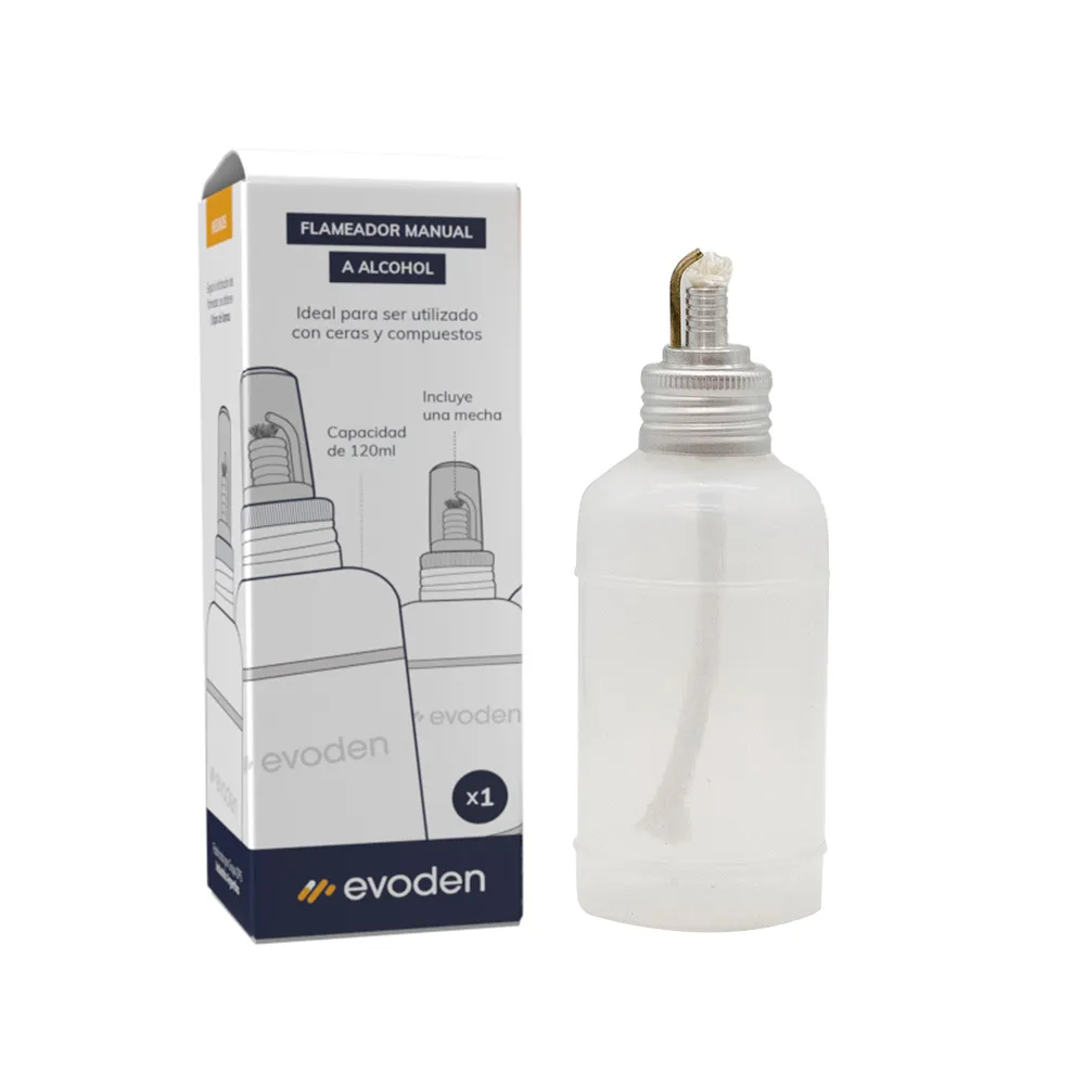 Flameador de alcohol dental manual, EVODEN