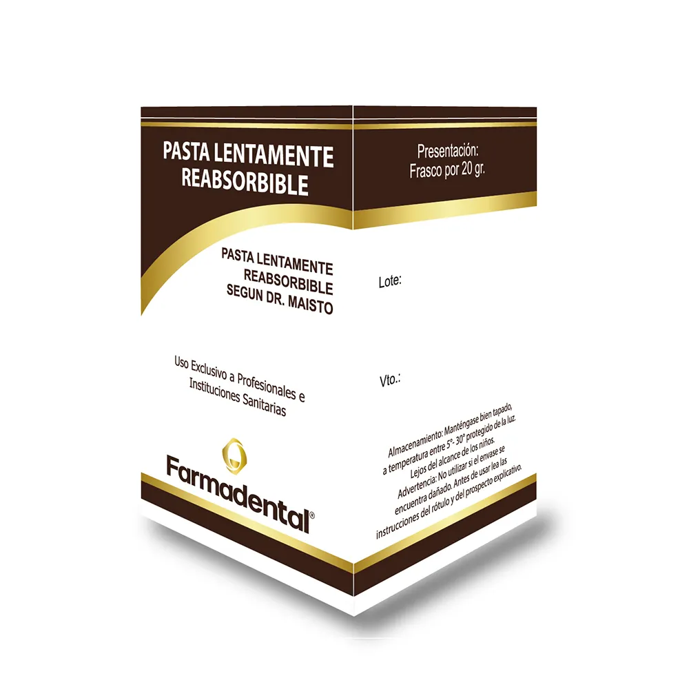 Pasta Antiséptica Lentamente Reabsorbible (d/maisto) x 20g, FARMADENTAL