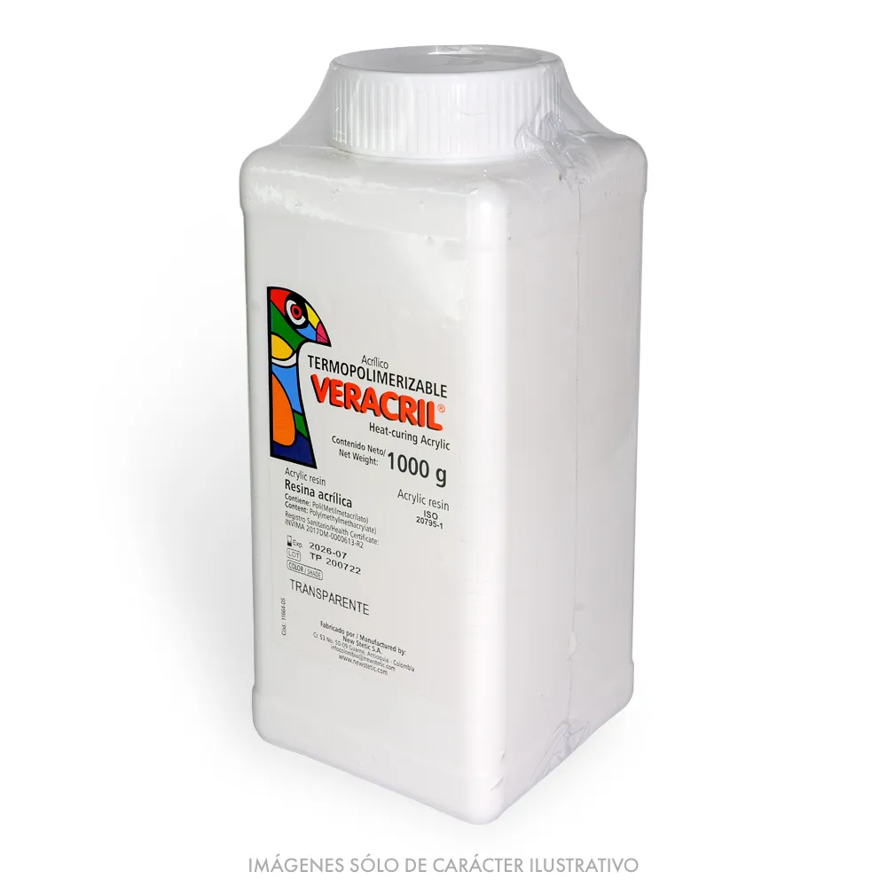 ACRILICO TERMOPOLIREMIZABLE - VERACRIL 100GR.