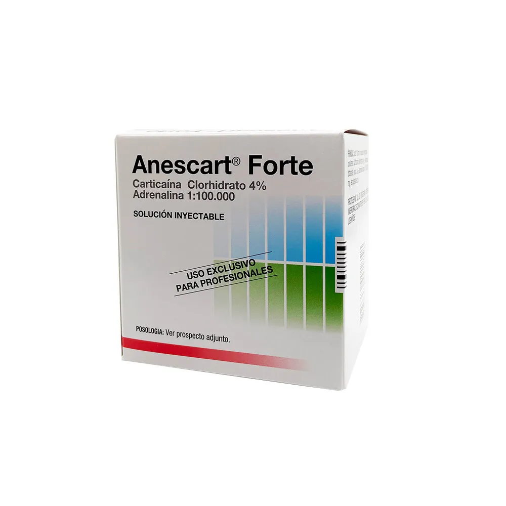 ANESCART FORTE CAJA X 50