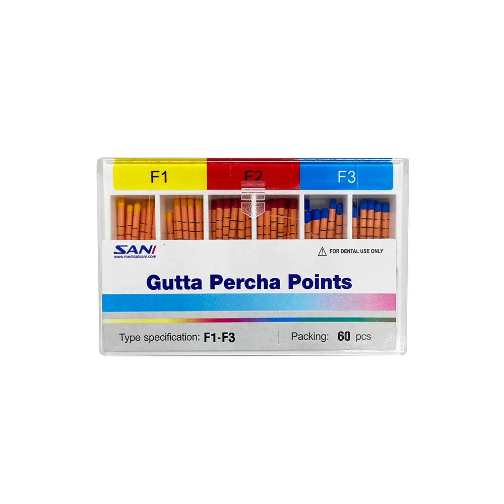 Conos de Guta Protaper Milimetrados, caja x 60u, SANI