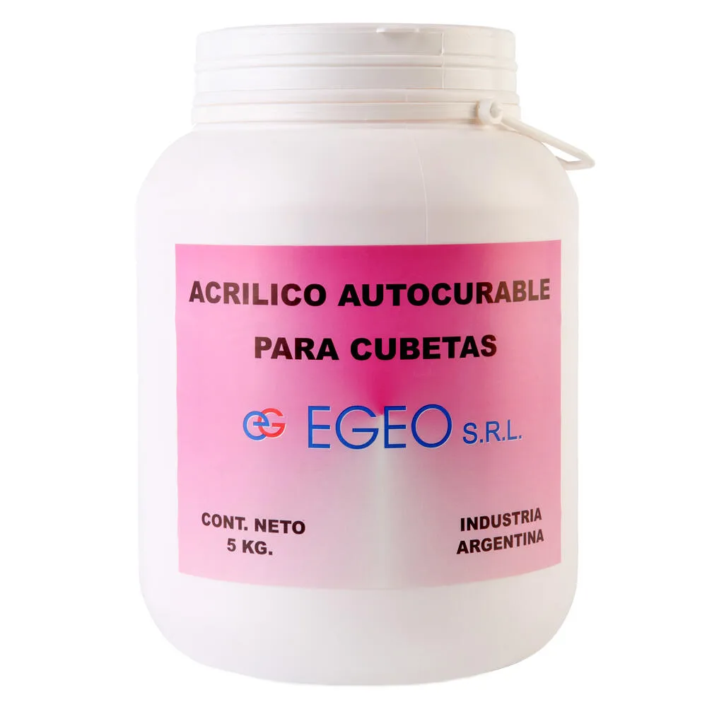 ACRILICO AUTOCURADO PARA CUBETA X100GR - EGEO