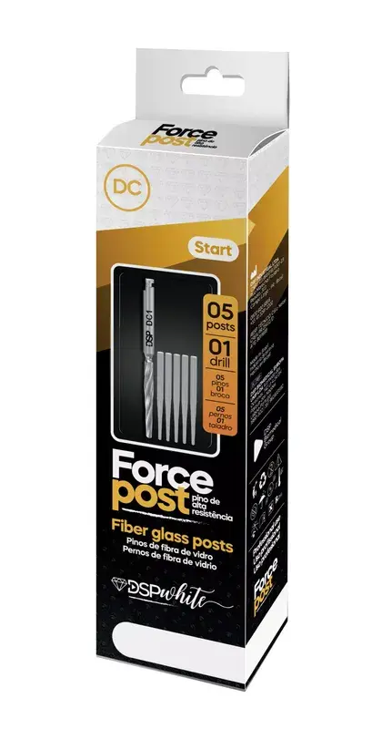 POSTE DE FIBRA PARA RESTAURACION DENTAL FORCEP POST (DC05)