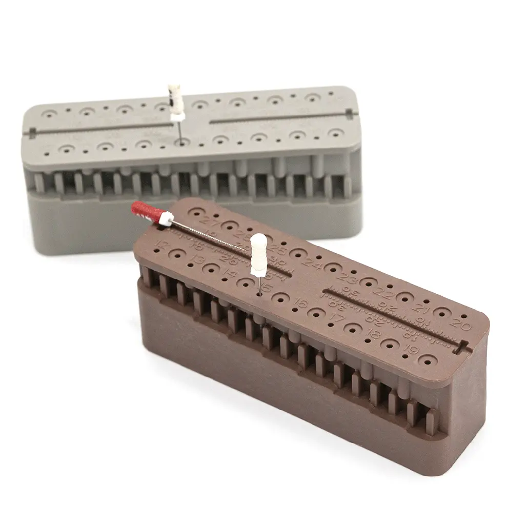 Porta instrumentos de endodoncia con regla – Coticen 