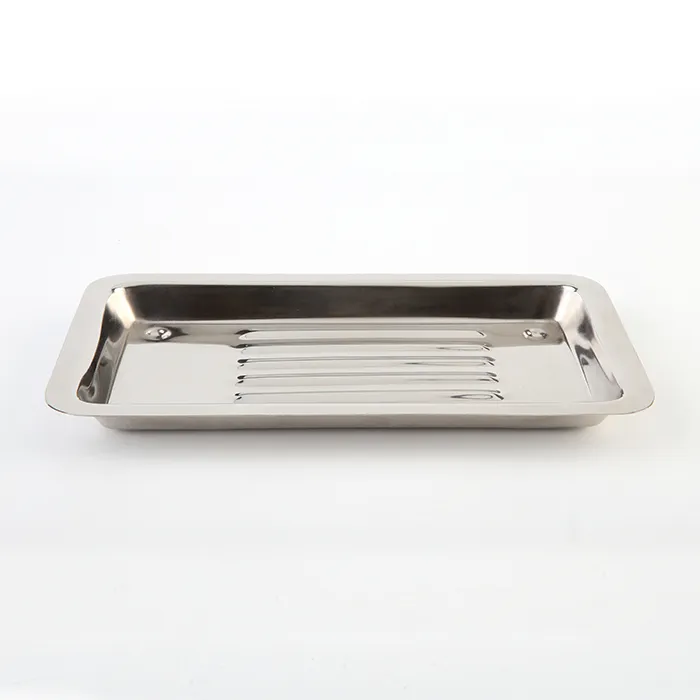 BANDEJA ACANALADA DE AC INOX 20X10X2 EGEO