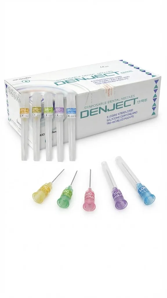 Agujas Dentales Descartables Denject (Caja x100 unidades
